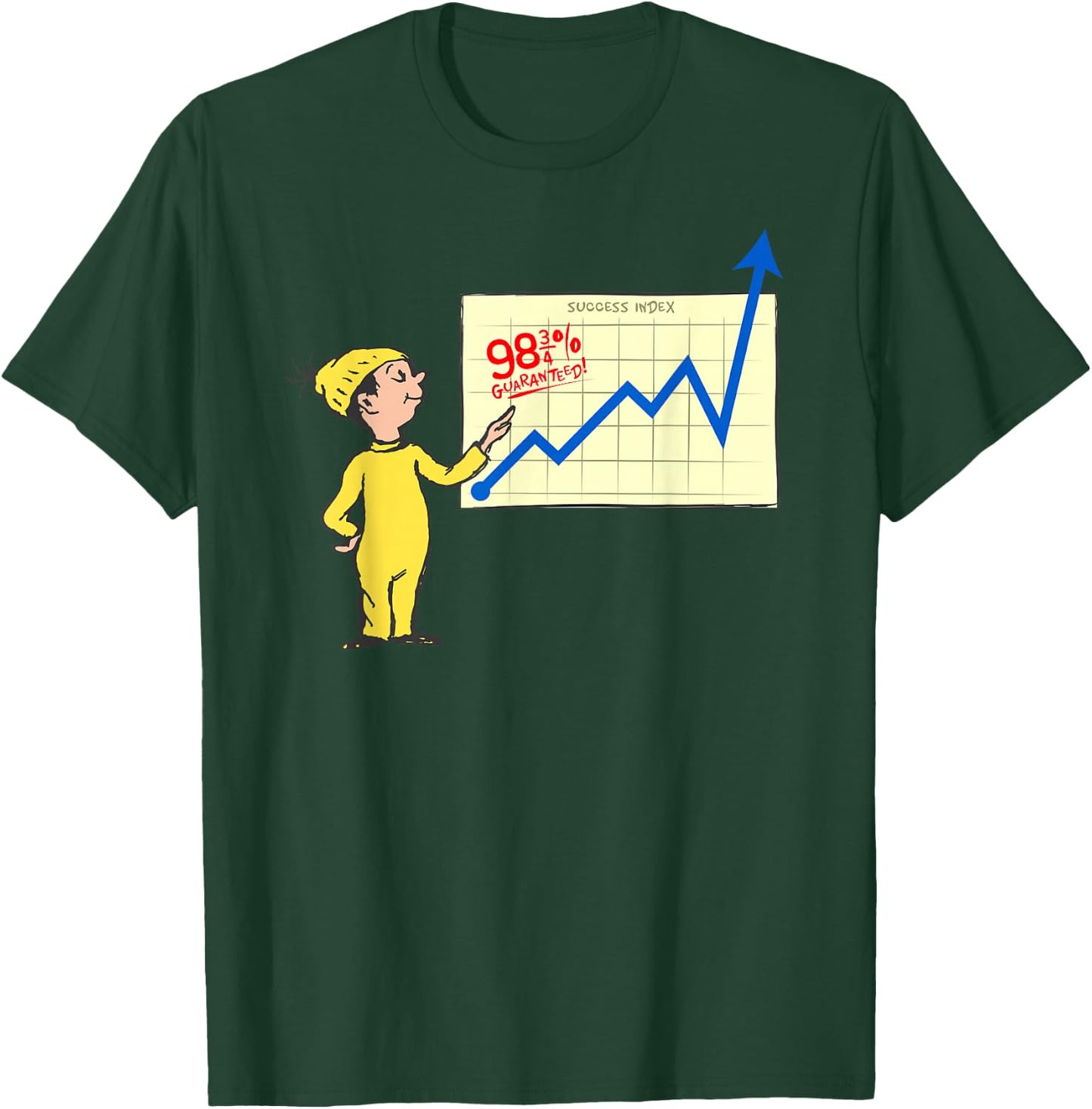 Dr. Seuss Oh the Places You'll Go Success Index T-Shirt - T-Shirt | Forest