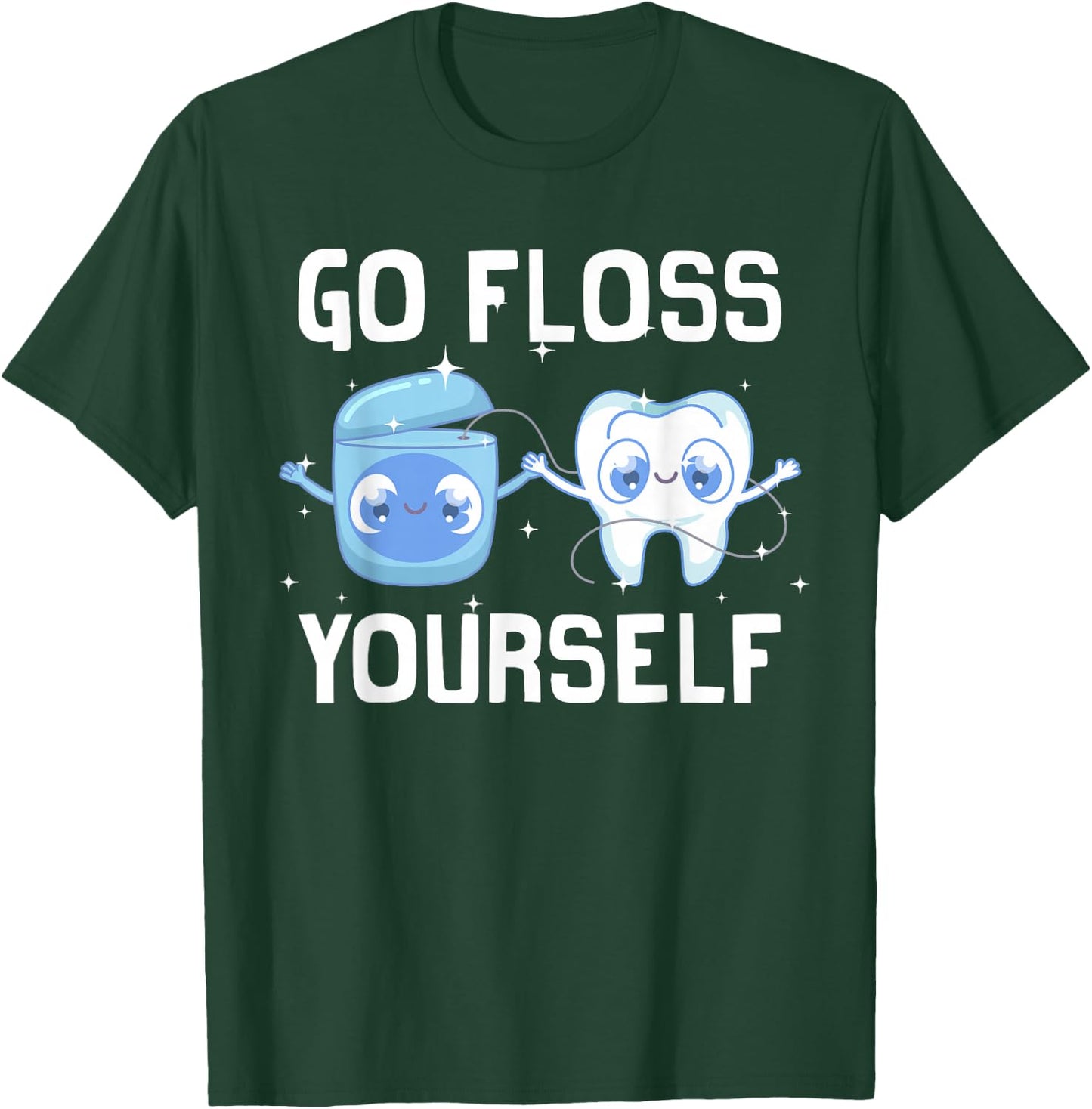 Cute Dental Assistant Design Women Dental Hygiene T-Shirt - T-Shirt | Forest
