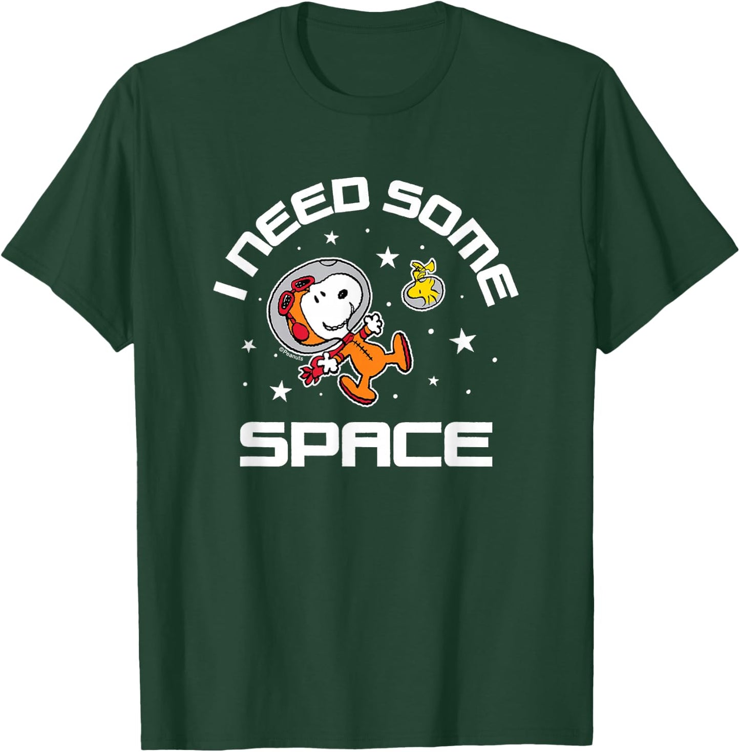 Peanuts - Snoopy and Woodstock I Need Some Space T-Shirt - T-Shirt | Forest