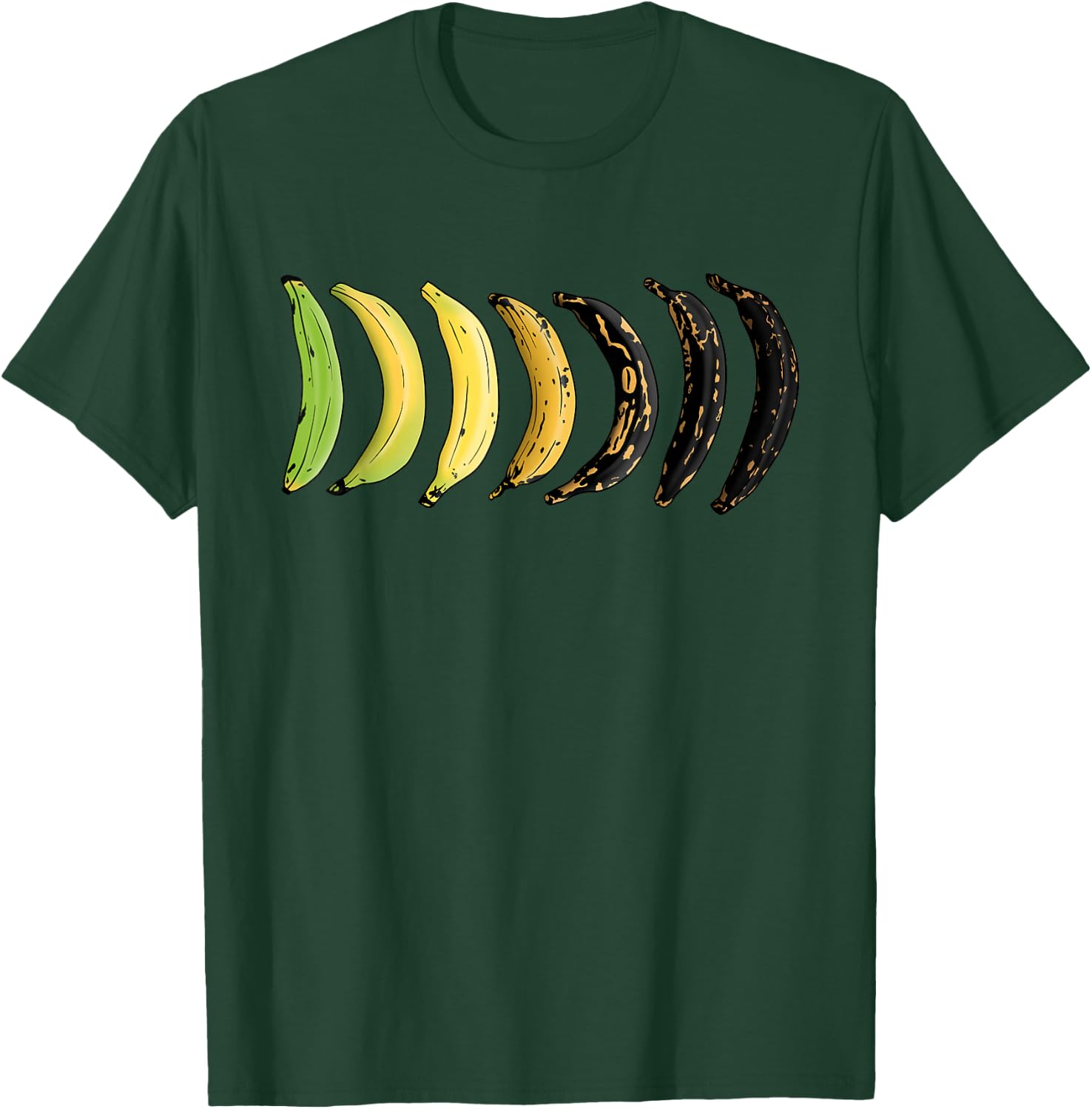 Dominican Republic Favorite Food | Puerto Rican Plantains T-Shirt - T-Shirt | Forest