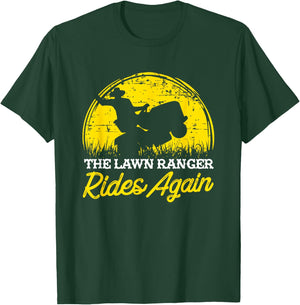 Funny Lawn Mower I Garden Rider Gift T-Shirt - T-Shirt | Forest