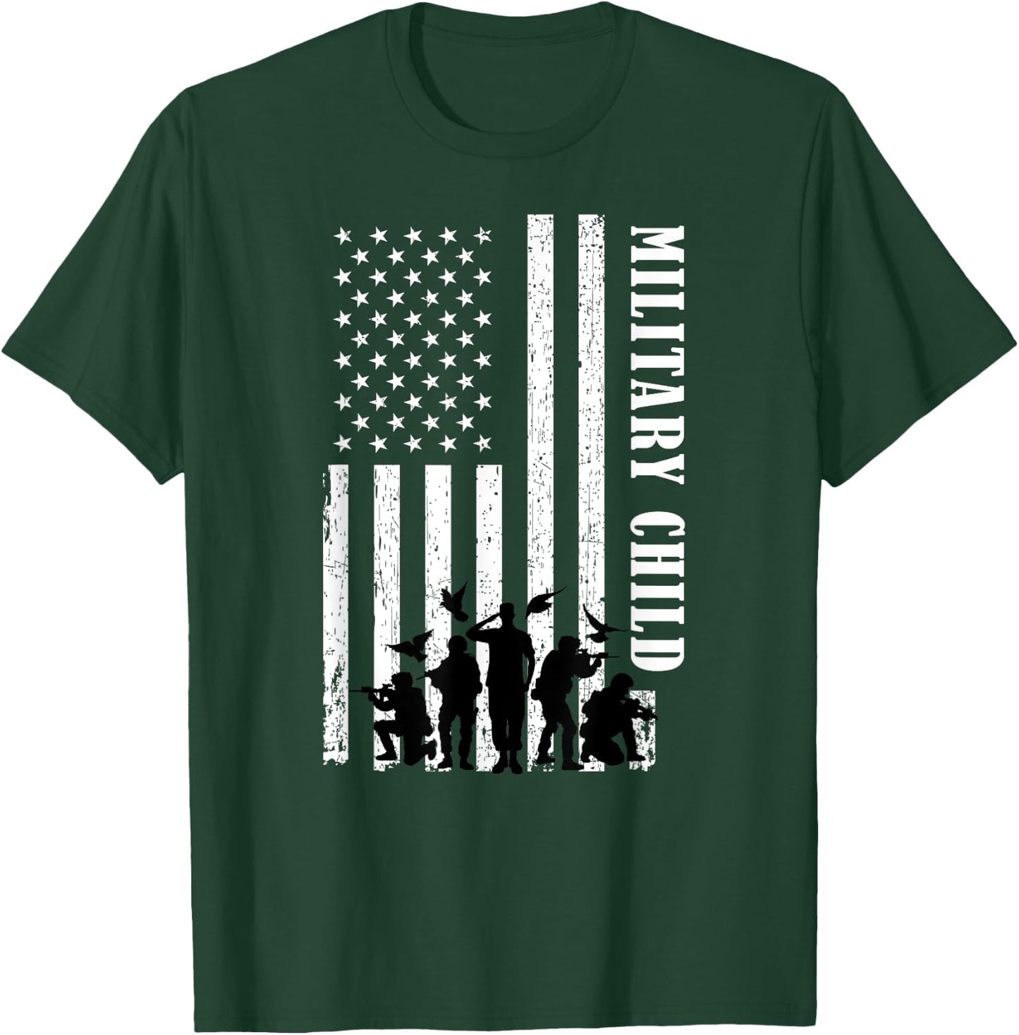 Purple Up Military Child Awareness | & Small T-Shirt - T-Shirt | Forest