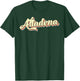 Altadena Retro Art Baseball Font Vintage T-Shirt - T-Shirt | Forest