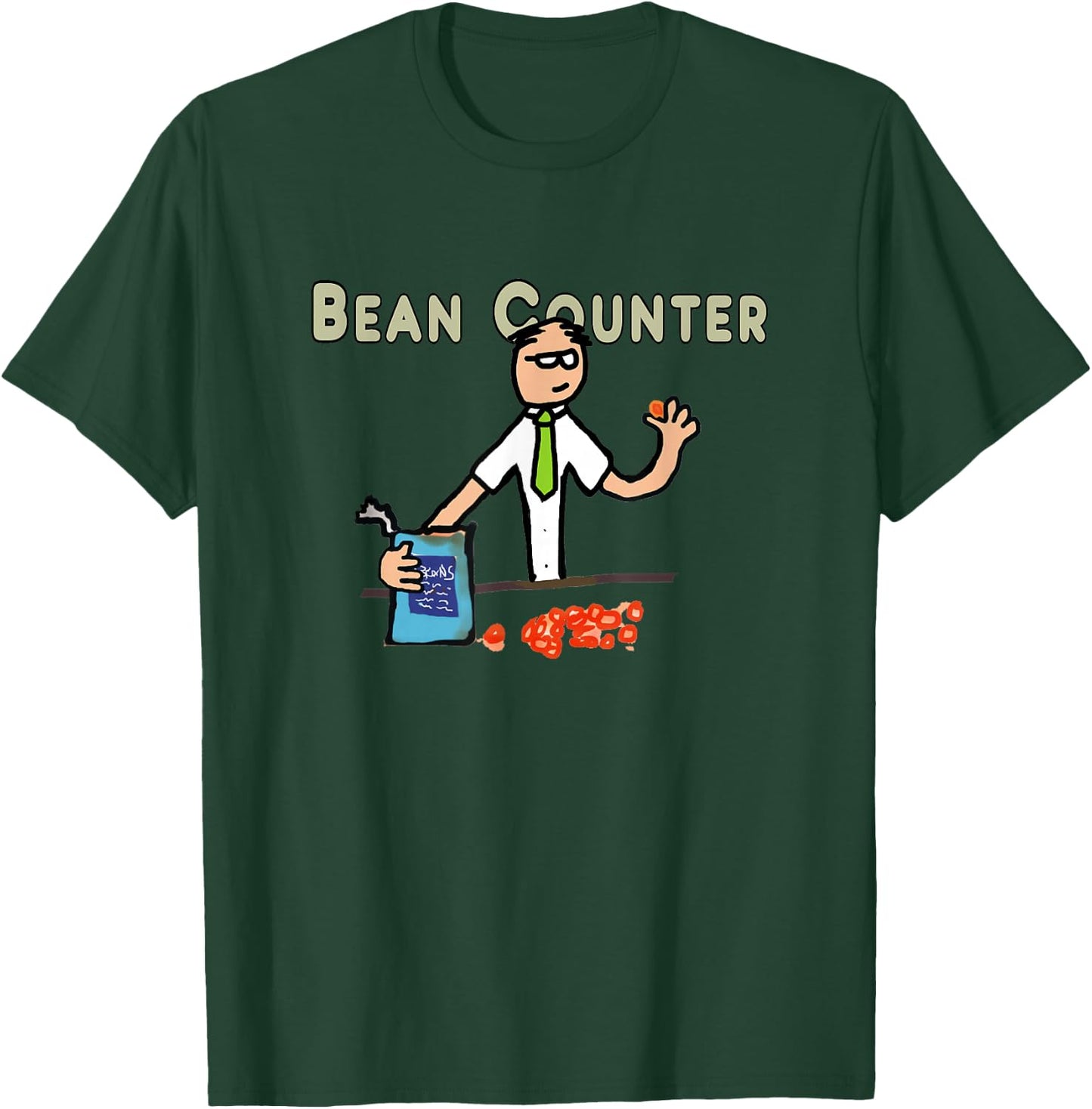 Accountant Bean Counter T-Shirt - T-Shirt | Forest