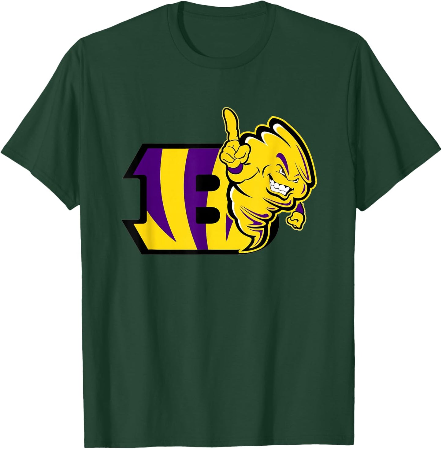 Galveston Ball High School Mascot Alumni Clothing & Apparel T-Shirt - T-Shirt | Forest