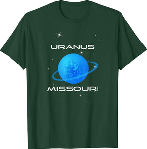 Uranus Planet Galaxy Astrology Science, State Of Missouri T-Shirt - T-Shirt | Forest