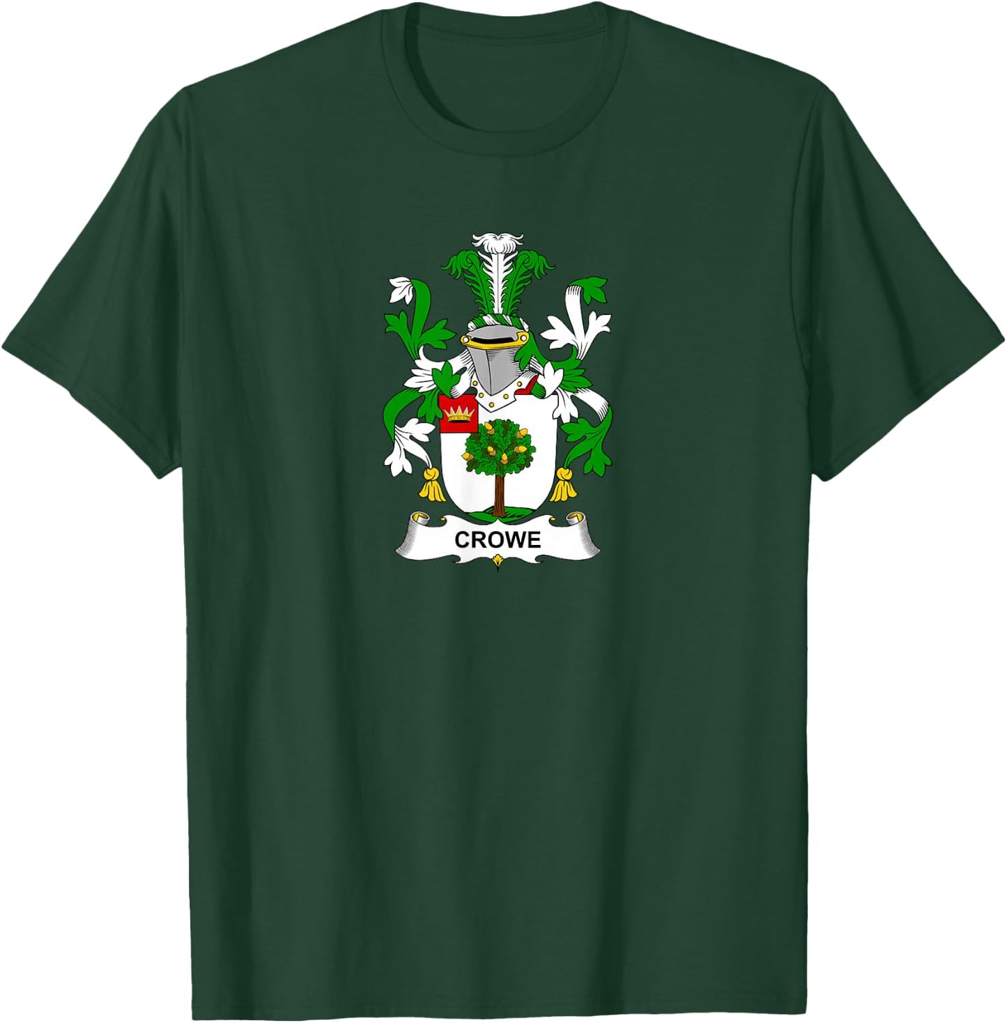Crowe Coat of Arms - Family Crest T-Shirt - T-Shirt | Forest
