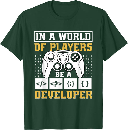 Game Developer Coding Indie Game Developer Programmer T-Shirt - T-Shirt | Forest