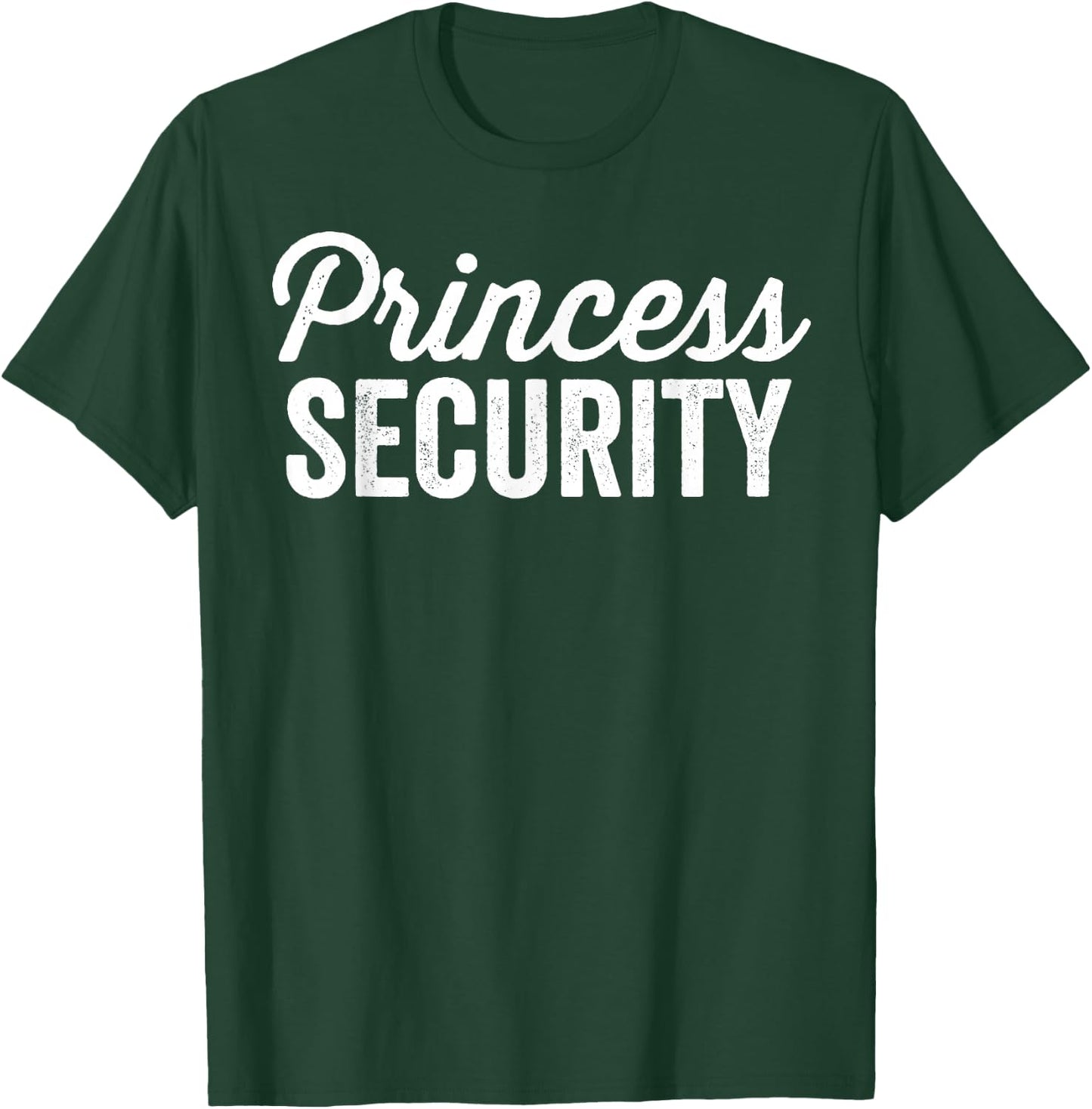 Matching Funny Princess Halloween Security Costume Men Dad T-Shirt - T-Shirt | Forest
