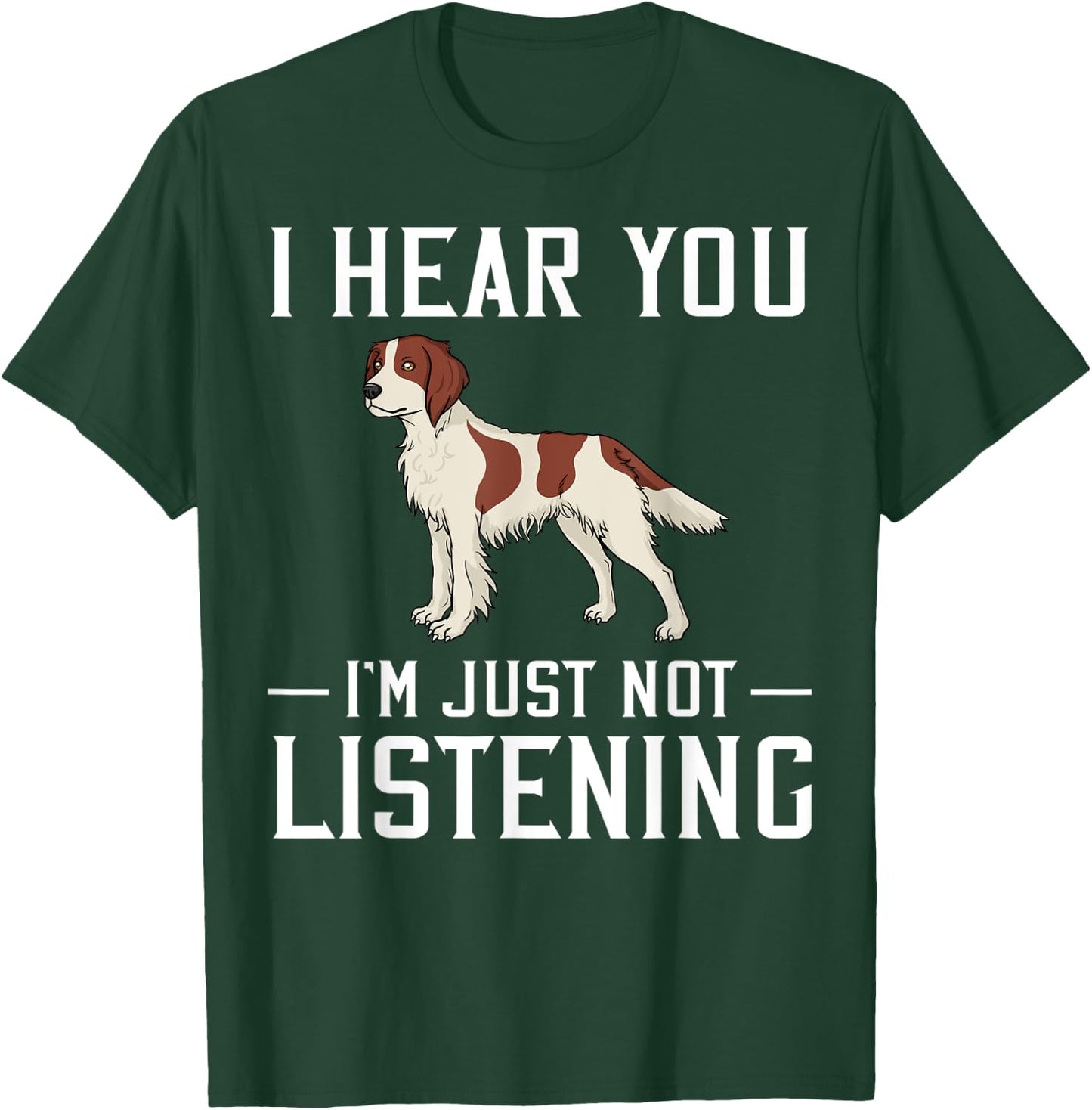 Irish Red And White Setter Dog Puppies Owner Lover T-Shirt - T-Shirt | Forest