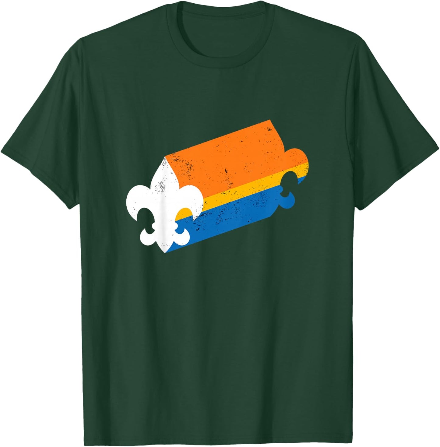 Kids Vintage Fleur Di Lis T-Shirt - T-Shirt | Forest