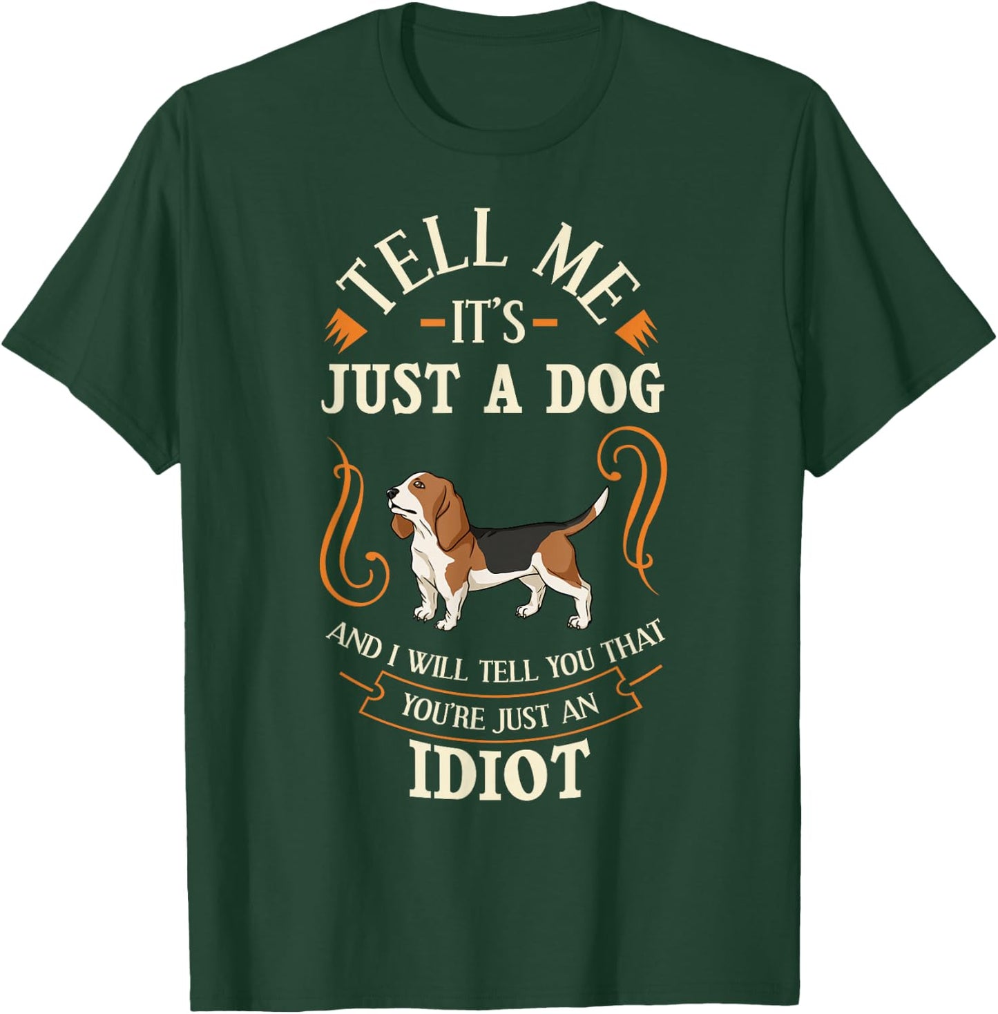 Basset Hound Dog Puppies Owner Lover T-Shirt - T-Shirt | Forest