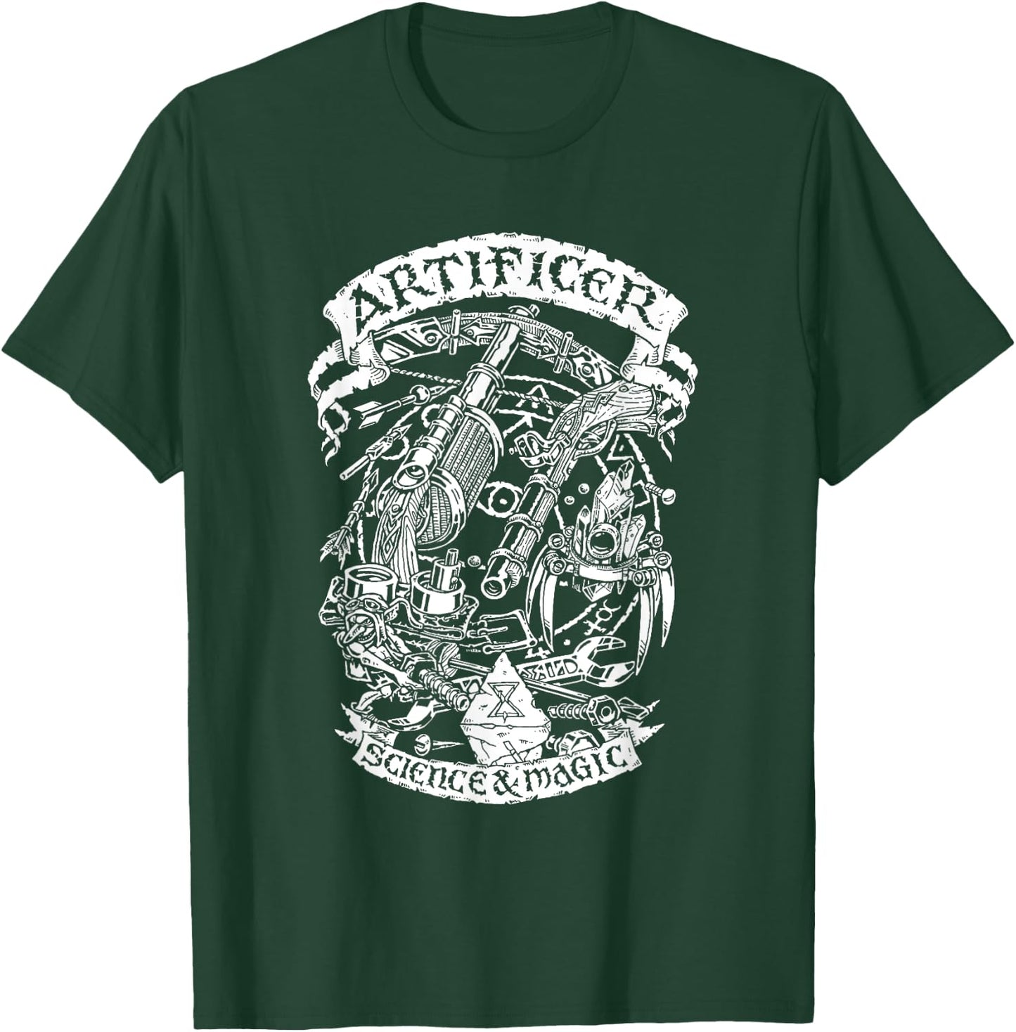 Fantasy Role-Playing Game (RPG) Artificer T-Shirt - T-Shirt | Forest