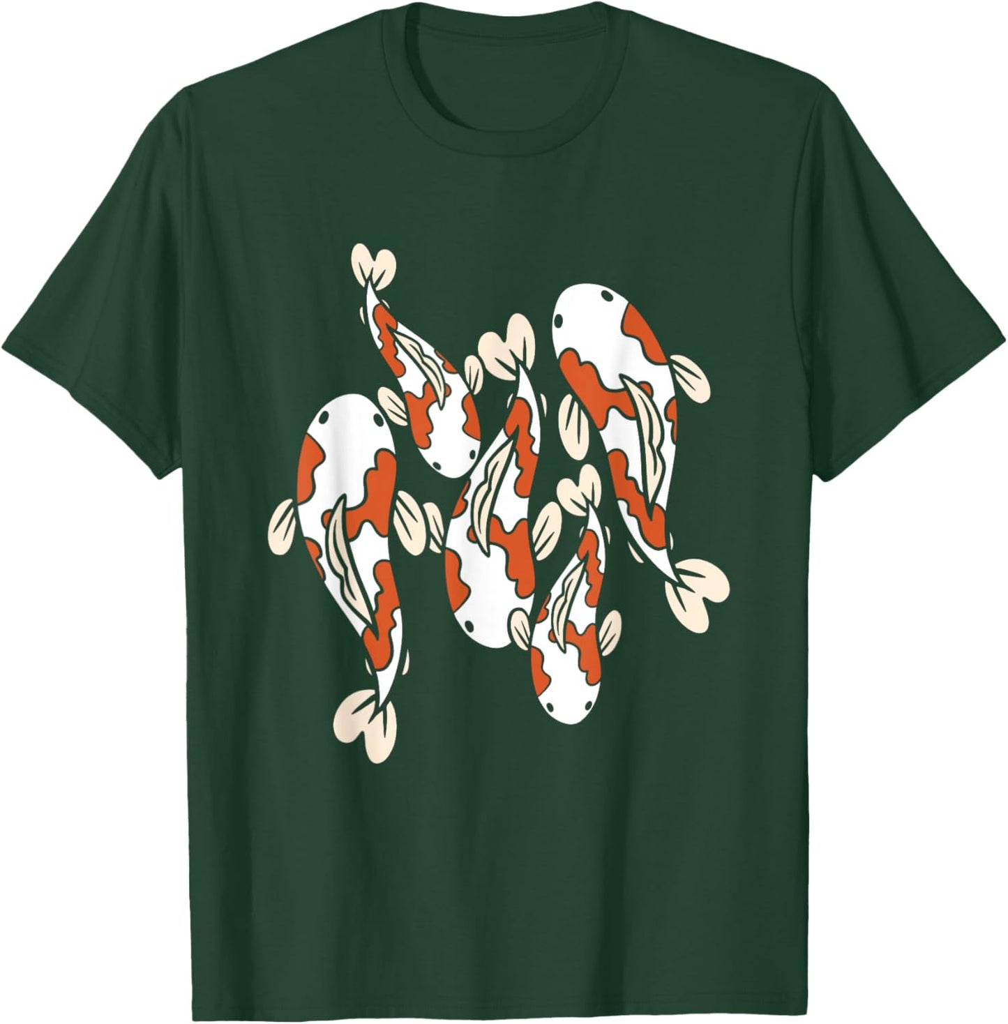 Watercolor Koi Fish T-Shirt - T-Shirt | Forest
