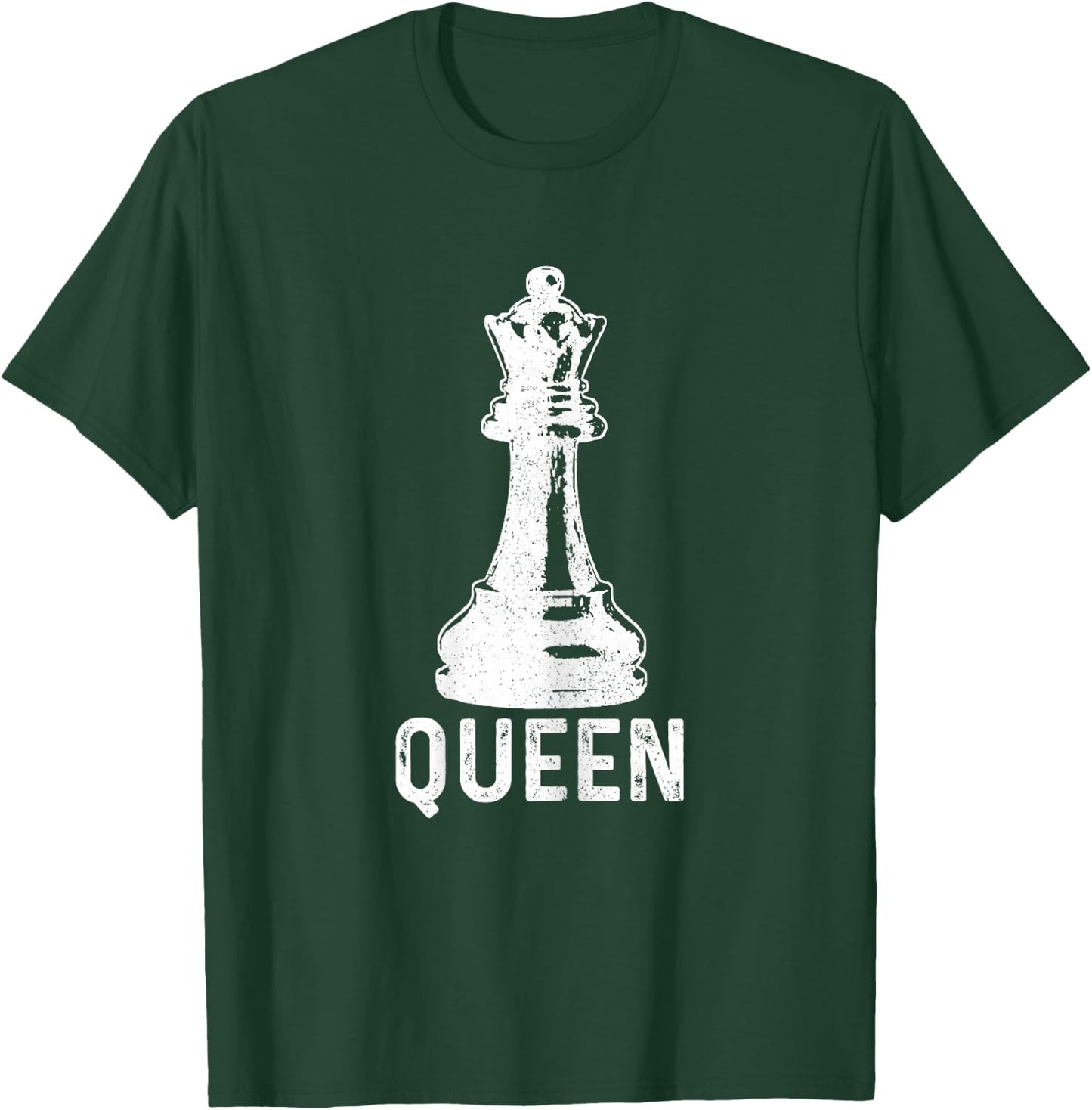 Chess Girl Queen Vintage Chess Player T-Shirt - T-Shirt | Forest