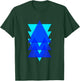 Triangle Pattern Design T-Shirt - T-Shirt | Forest
