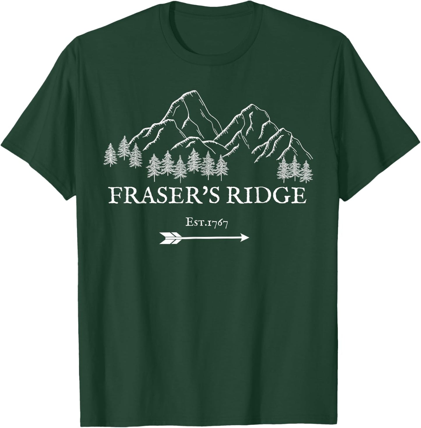 Fraser's Ridge North Carolina 1767 Sassenach T-Shirt - T-Shirt | Forest