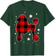 Poodle Christmas Pajama Dog Buffalo Plaid Xmas Women Kids T-Shirt - T-Shirt | Forest