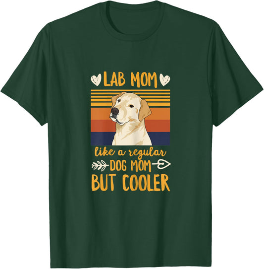 Dogs Design for a Yellow Lab Mom T-Shirt - T-Shirt | Forest