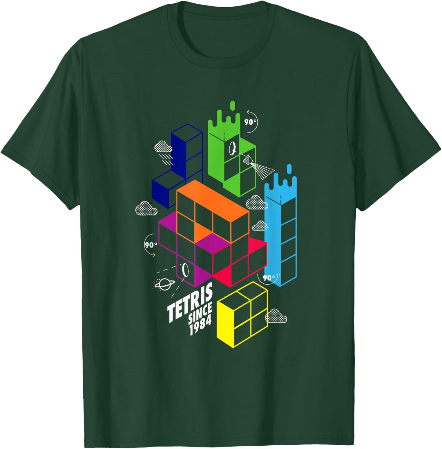 Tetris - Play All Day! T-Shirt - T-Shirt | Forest