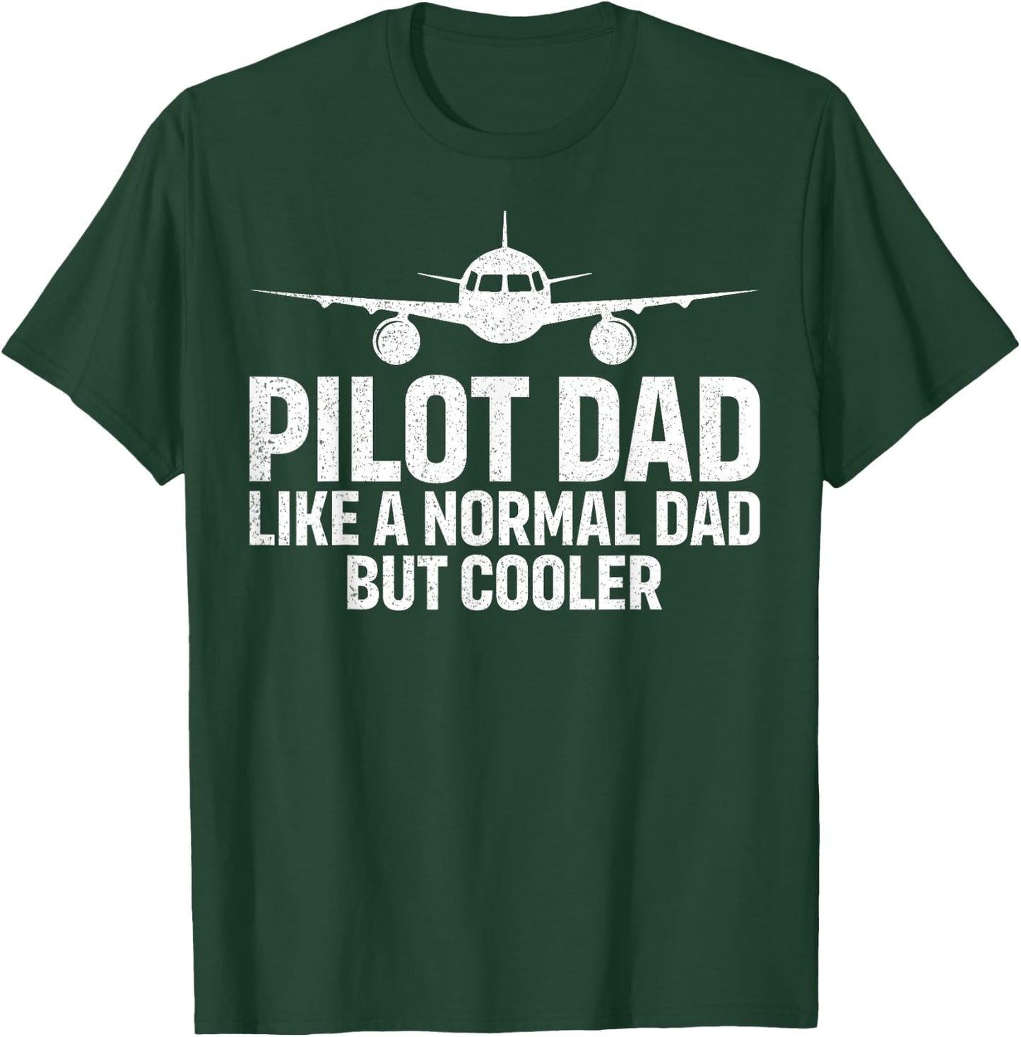Funny Pilot Art For Dad Men Aviation Airplane Aircraft Pilot T-Shirt - T-Shirt | Forest