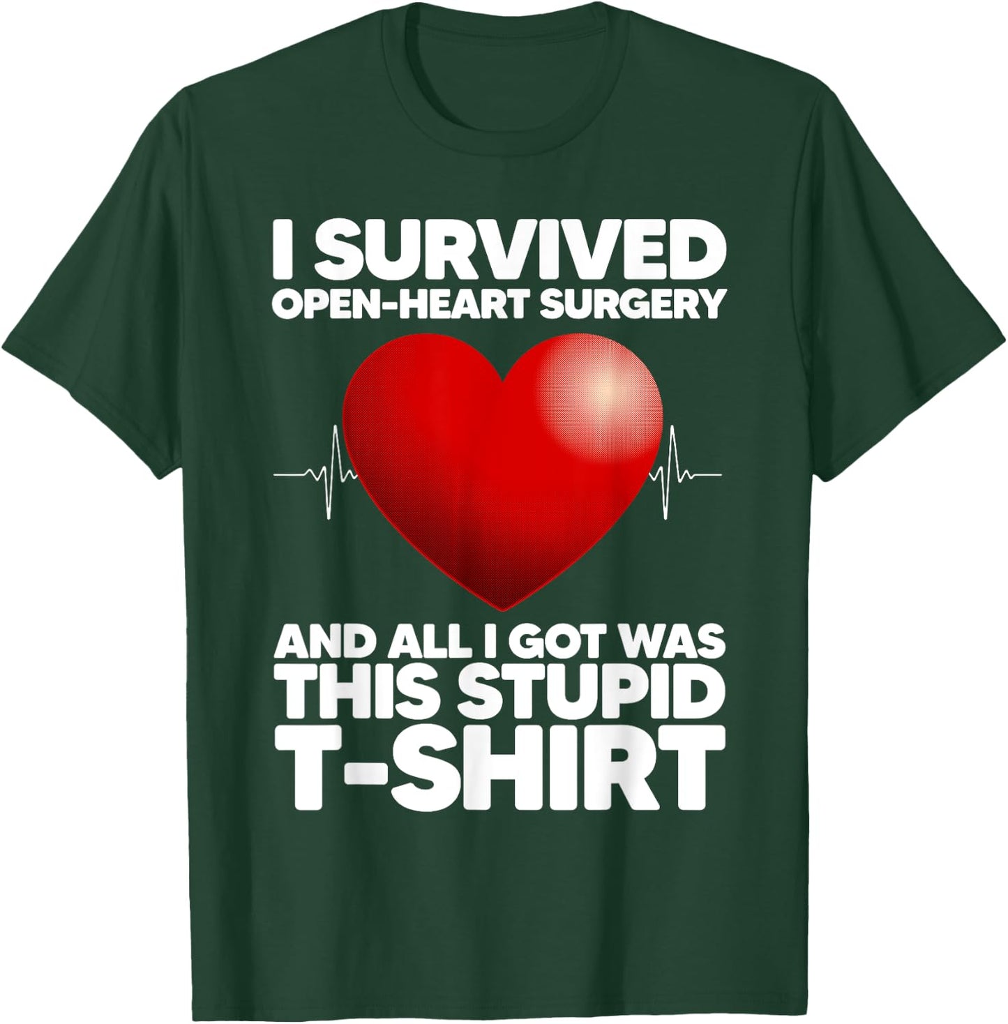 Funny Open Heart Surgery Art Women Heart Transplant T-Shirt - T-Shirt | Forest