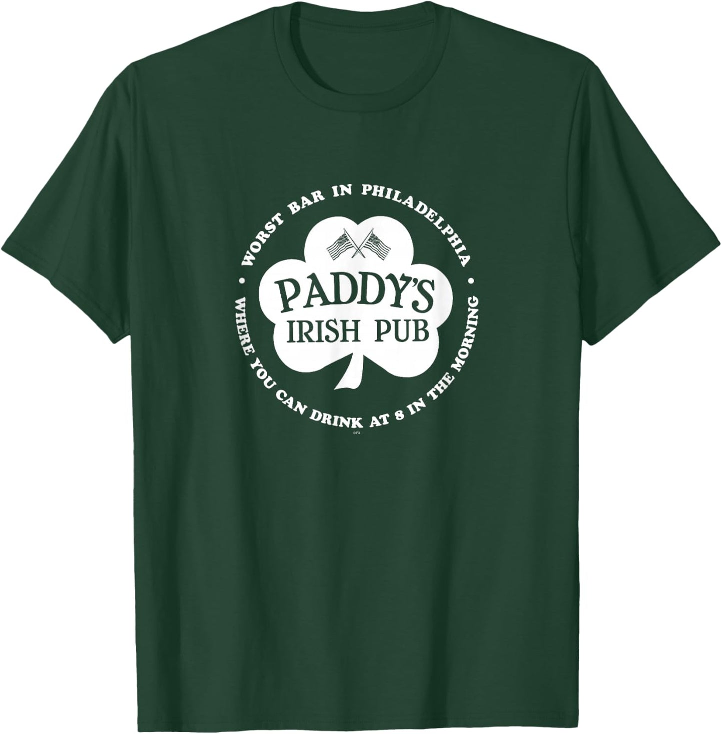It's Always Sunny in Philadelphia Paddy's Shamrock Logo TV T-Shirt - T-Shirt | Forest