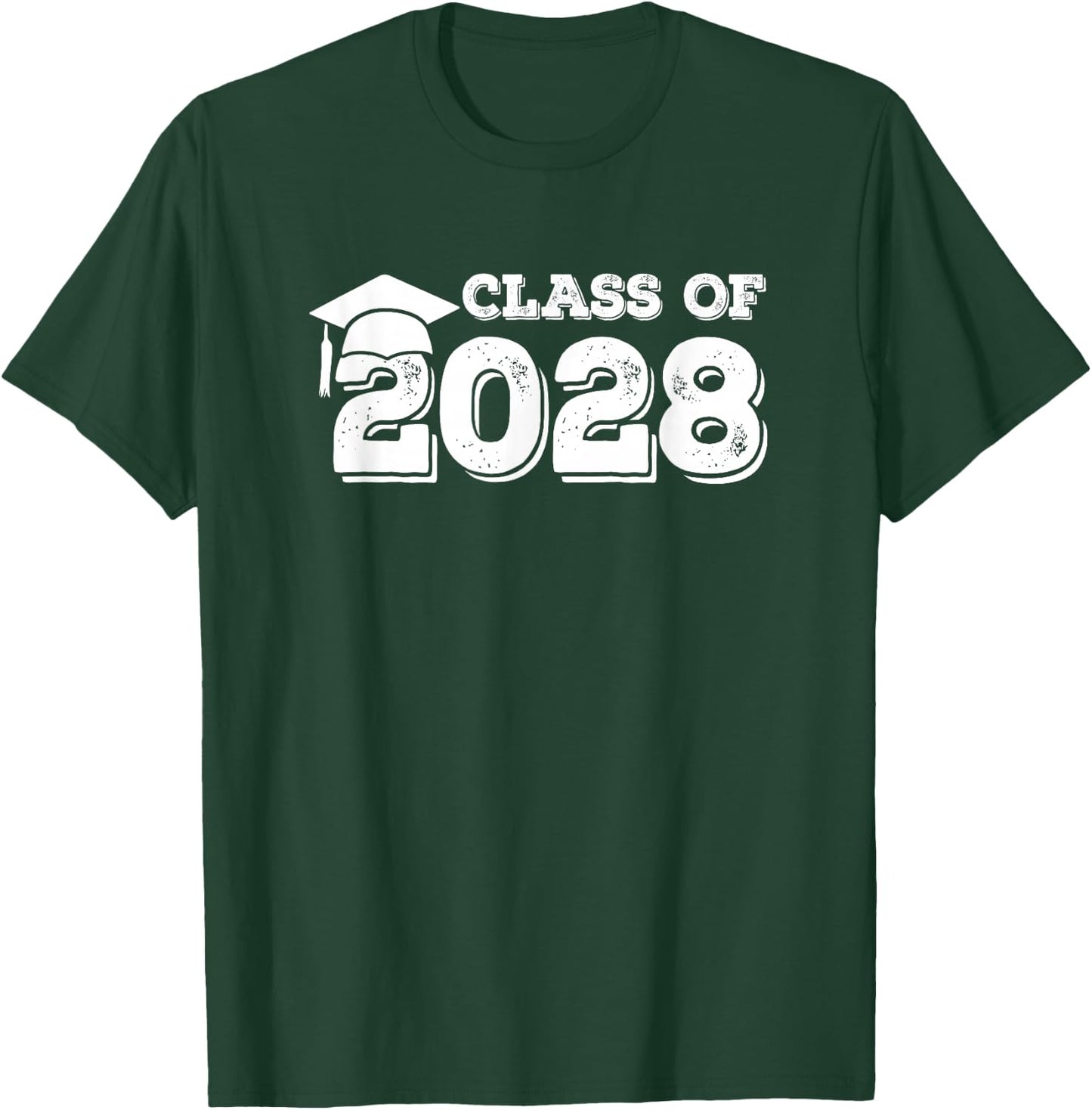 Class of 2028 Shirt Senior Graduation 2028 T-Shirt - T-Shirt | Forest