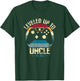 I Leveled Up To Uncle Pregnancy Announcement Uncle Gamer T-Shirt - T-Shirt | Forest