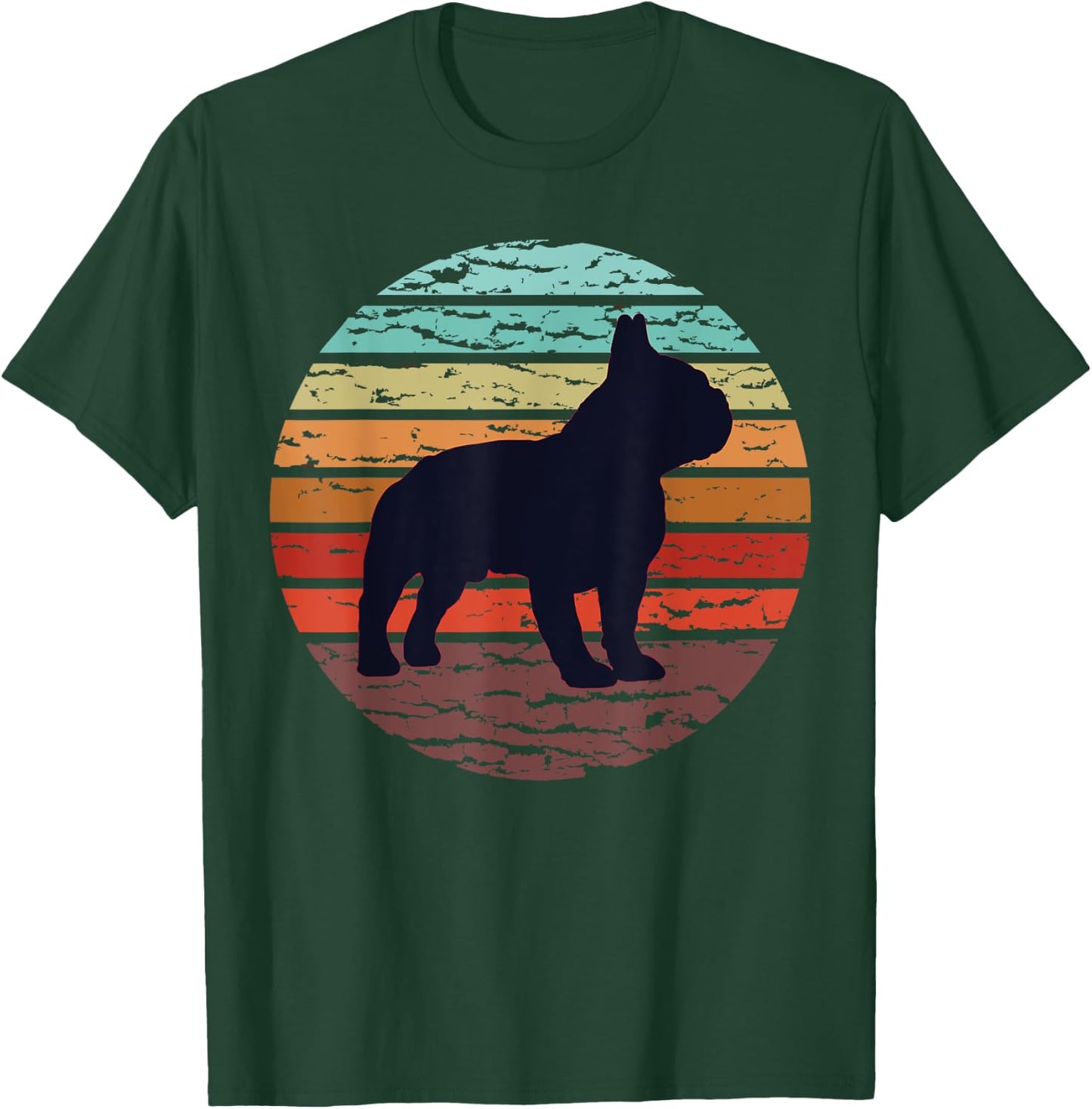 French Bulldog Frenchie Dog Women Girls Kids T-Shirt - T-Shirt | Forest