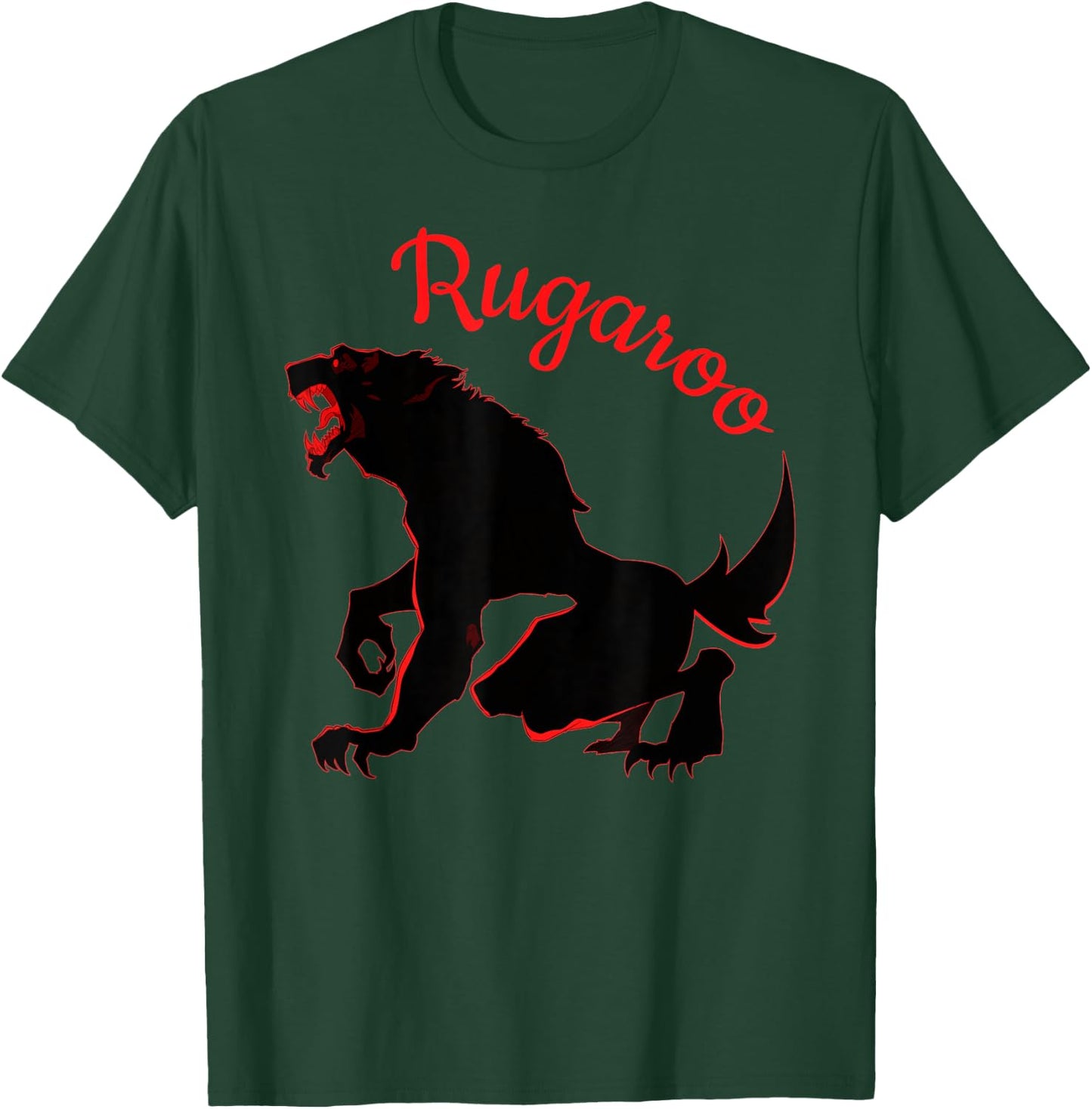 TMTZ Rugaroo Werewolf Legend of the Night Shapeshifter T-Shirt - T-Shirt | Forest