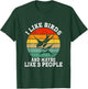 I Like Birds And Maybe 3 People Funny Retro T-Shirt - T-Shirt | Forest