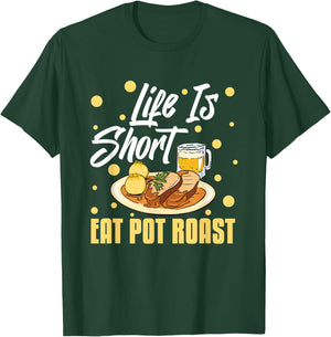 Pot Roast Recipe Slow Cooker Beef Meat Seasoning T-Shirt - T-Shirt | Forest