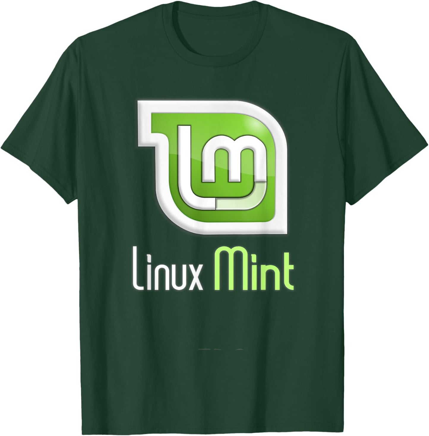 Linux Mint lover tagline with Logo Open Source Os T-Shirt - T-Shirt | Forest
