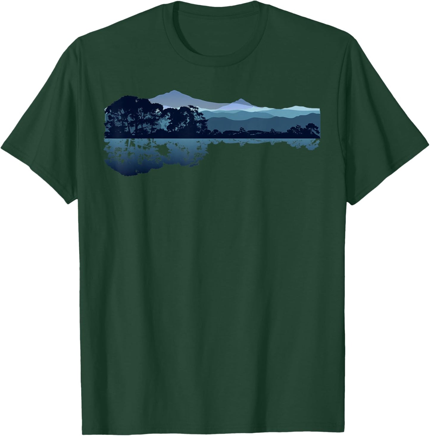 Nature Guitar Shirt | Cute Music Environment Lovers Gift T-Shirt - T-Shirt | Forest