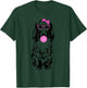 Longhaired Dachshund dog with bubble gum bandana glasses T-Shirt - T-Shirt | Forest