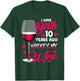 I Gave Birth 10 Years Ago Where's My Wine Happy Mother's Day T-Shirt - T-Shirt | Forest
