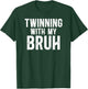 Twinning With My Bruh Twin Day Best Friend Spirit Week T-Shirt - T-Shirt | Forest