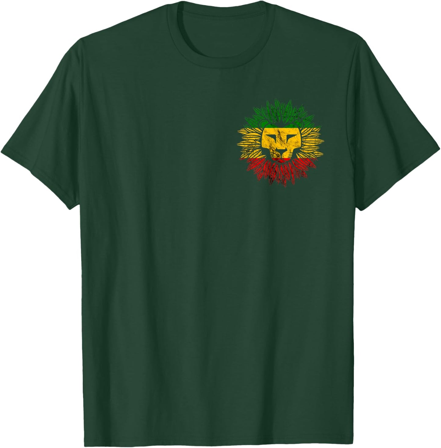 Rasta Reggae Lion Of Judah Reggae Reggae Music Peace Jamaica T-Shirt - T-Shirt | Forest
