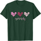 Triple Heart Galentines Day T-Shirt - T-Shirt | Forest