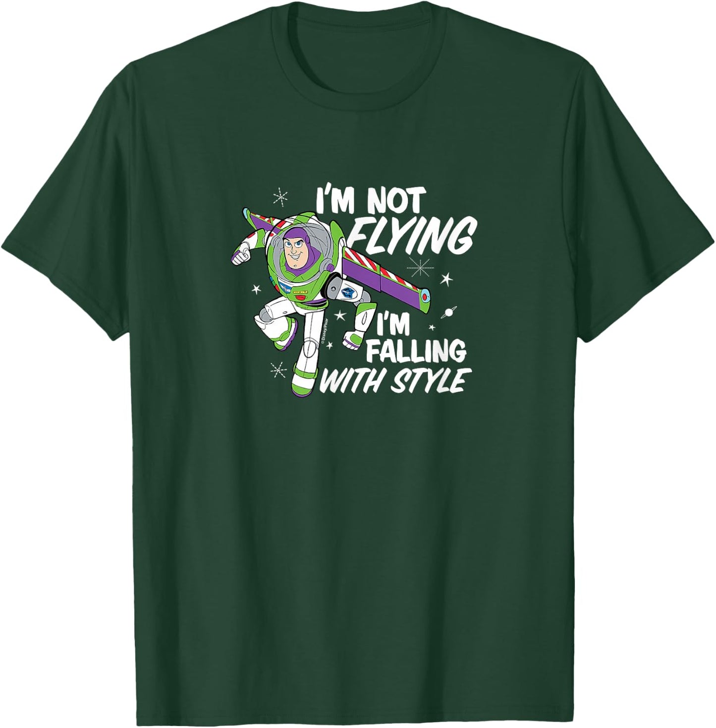 Toy Story - I'm Not flying, I'm Falling With Style T-Shirt - T-Shirt | Forest