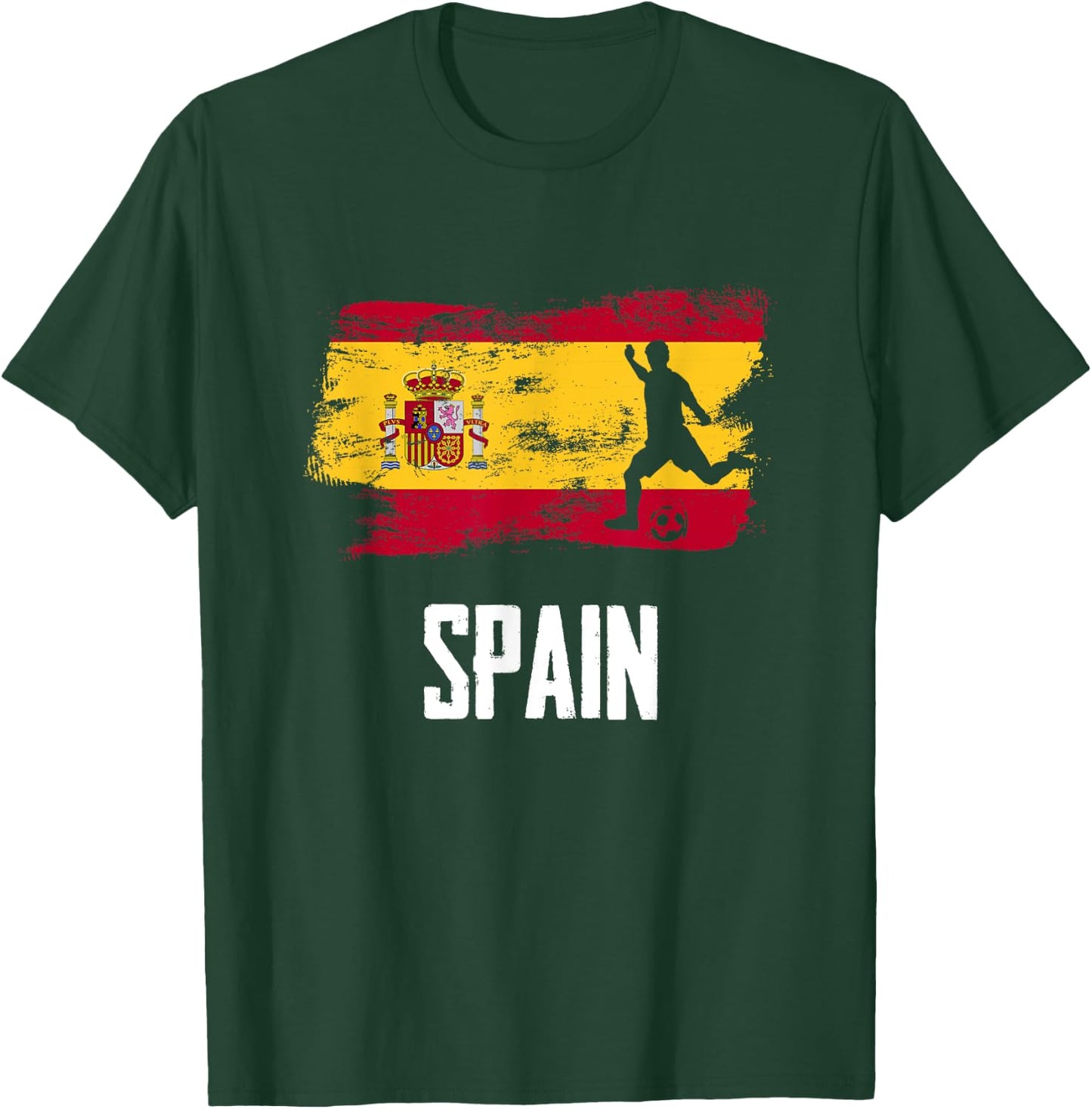 Spain Flag Jersey Spanish Soccer Team Spanish T-Shirt - T-Shirt | Forest