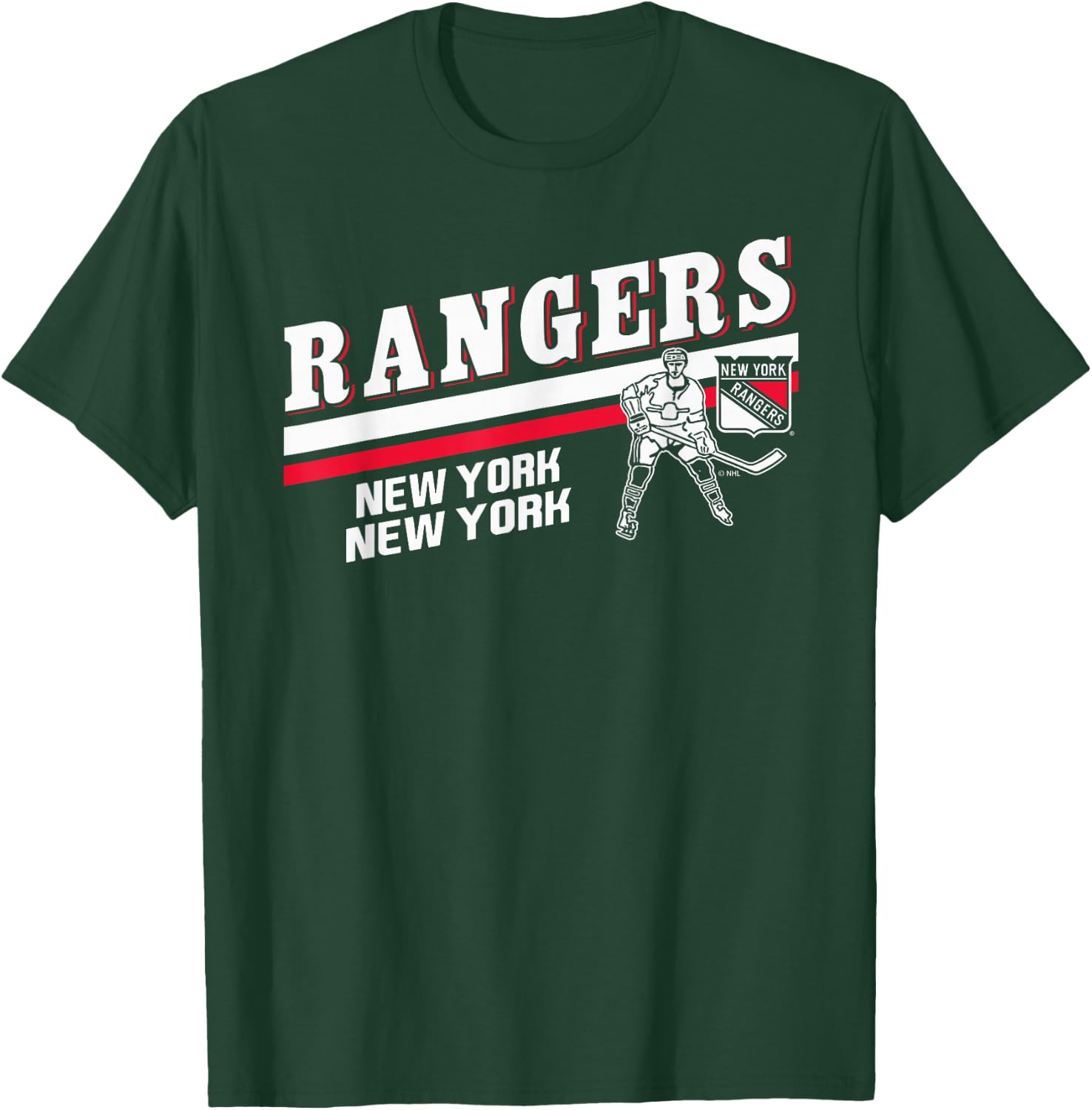 New York Rangers Player Royal Officially Licensed T-Shirt - T-Shirt | Forest