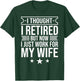Funny Retirement Designs Men Dad Bachelor Party Pun Lovers T-Shirt - T-Shirt | Forest
