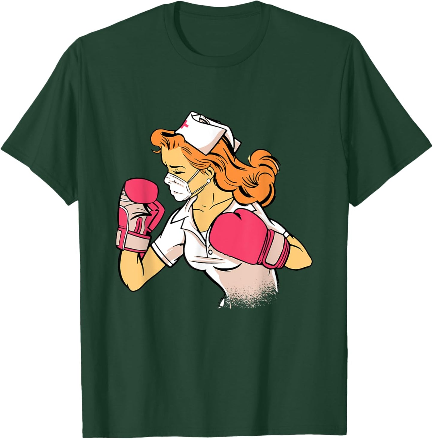 Nurse Boxer T-Shirt - T-Shirt | Forest