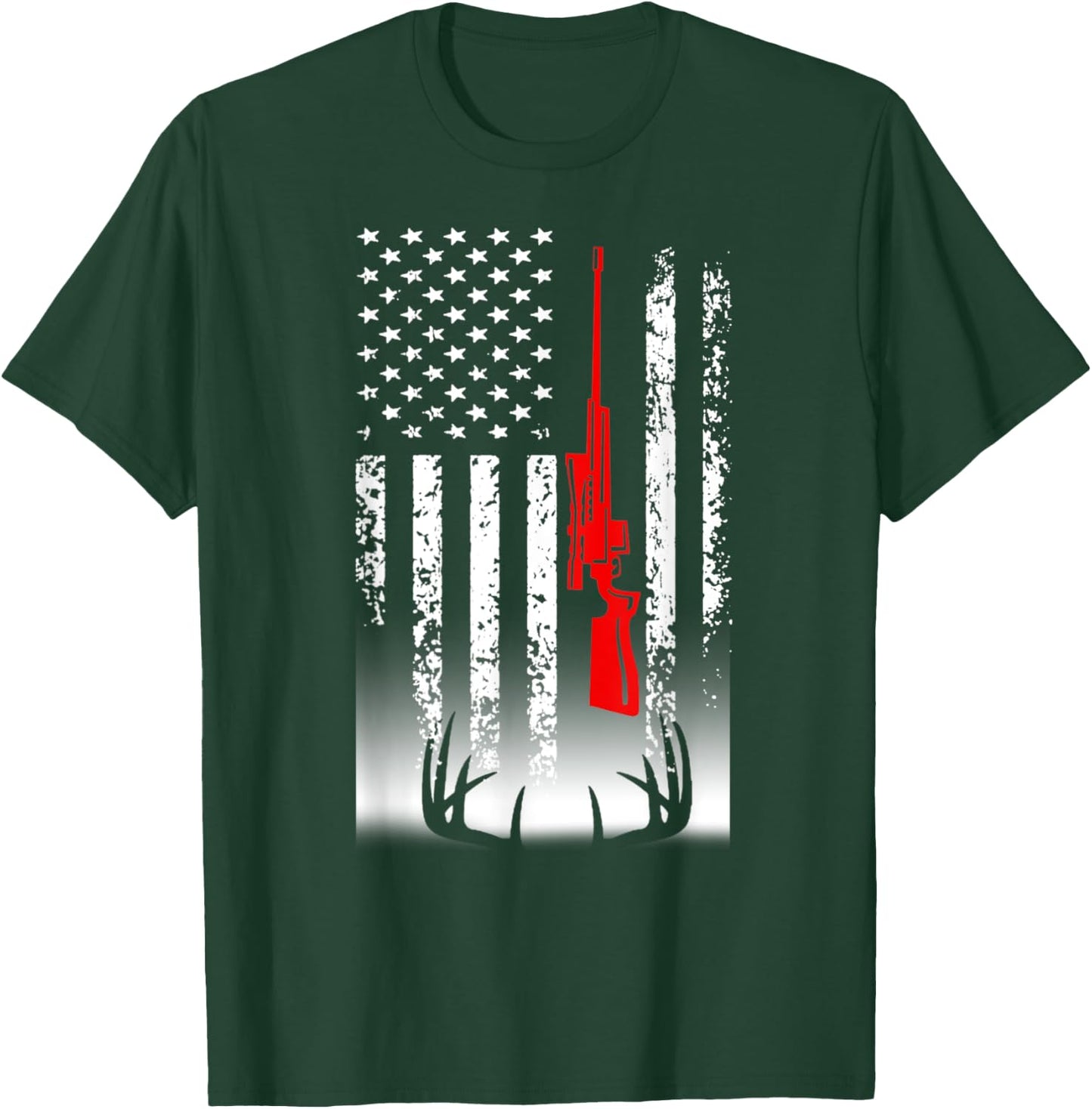 Deer Hunting & Fast Food T-Shirt - T-Shirt | Forest