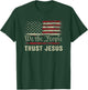 We The People Trust In Jesus - Patriotic Christian USA Flag T-Shirt - T-Shirt | Forest
