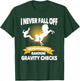 Equine Assisted Random Gravity Checks | Funny Horse Rider T-Shirt - T-Shirt | Forest