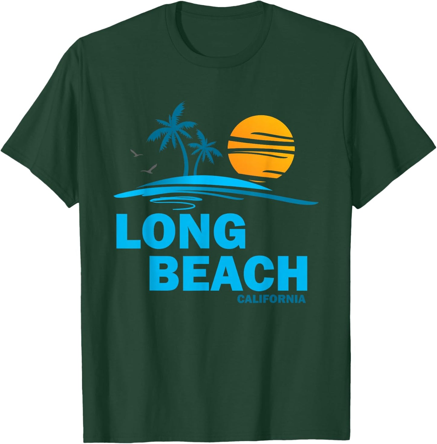 Long Beach California Souvenir T-Shirt - T-Shirt | Forest
