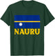 Distressed Retro Nauru Flag Men Women Kids Patriotic T-Shirt - T-Shirt | Forest